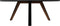 HSM Collection - Ovale eettafel Milano - 240x120x76 - Naturel/zwart - Acaciahout/metaal