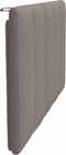vidaXL - Hoofdbordkussen - 100 - cm - stof - taupe