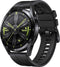 Huawei Watch GT 3 46 mm zwart met fluorelastomeer bandje zwart