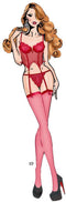 Ondergoed Set Bombshell Boudoir Rood (S)