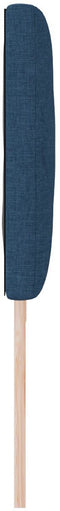 vidaXL - Hoofdbord - met - Diamantblokpatroon - Blauw - 200 - cm - Stof