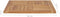 vidaXL - Tafelblad - 60x60x2,5 - cm - massief - teakhout
