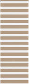 vidaXL - Zebra - Blind - 80x230 - cm - stofbreedte - 75,9 - cm - polyester - zandbruin