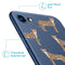 iMoshion Hoesje Geschikt voor iPhone SE (2022) / SE (2020) / 8 / 7 Hoesje Siliconen - iMoshion Design hoesje - Blauw / Meerkleurig / Leopard Animal