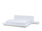 ZEN - Futon tweepersoonsbed - Wit - 160 x 200 cm - MDF