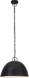 vidaXL Hanglamp industrieel vintage rond 25 W E27 41 cm zwart