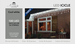 CBD icicle lights 180 LED 360 x 60 cm - Wit