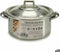 Kookpot met Deksel Ø 14 cm Zilverkleurig Aluminium 1 L (10 Stuks)