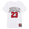 T-Shirt met Korte Mouwen voor kinderen Nike JDB PRACTICE FLIGHT 95A088 001 Wit Maat 10 Jaar