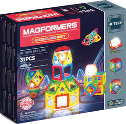 Magformers Neon Led Set - 31 Onderdelen - Magnetische Bouwset