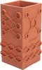 Zuiver Graphic Vaas Vierkant Terracotta