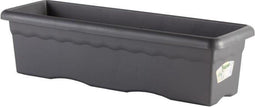 Bloempot Plastiken Grijs Antraciet Plastic Rechthoekig 60 x 33 cm 54 x 27 x 28 cm