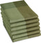 DDDDD Blend - Theedoek - Set van 6 - Katoen - 60x65 cm - Olijfgroen (6 stuks)