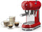 SMEG ECF01RDEU - Handmatige espressomachine - 15 bar - Rood