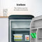 Cecotec Bolero CoolMarket TT Origin 90 - Mini retro koelkast - 90L ICEBOX - Zwart