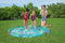Bestway Waterspeelmat - Opblaasbare Randen met Sproeisysteem - Onderwaterprint - 165 x 165 CM - Blauw