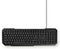 Nedis KBMU100 - Multimedia Toetsenbord - Draad USB 2.0 - Qwerty US Kleur Zwart