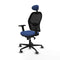 Jorquera Piqueras y Crespo 2D036G1 - Bureaustoel met hoofdsteun - Verstelbare hoogte Lumbaalsteun - Marineblauw
