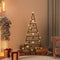vidaXL - Kerstdecoratie - kerstboom - 125 - cm - metaal - zwart