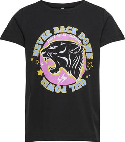 Kids Only - Nelse Meisjes Top - Galaxy thema - Maat 110/116