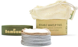 Wasbare Wattenschijfjes | 10 Bamboe Wattenschijfjes met Waszakje | Milieuvriendelijk | Alle Huidtypes | Herbruikbare Wattenschijfjes Bamboe | Zero-Waste Wattenschijfjes | Eco Wattenschijfjes | Bambaw