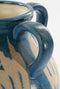 Mica Decorations Caldo Vaas - Keramiek - L25 x B24 x H30 cm - Donkerblauw