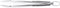 Rosmarino Blacksmith BBQ Tang - BBQ accessoires - bbq accesoires - barbecue gereedschap - RVS - geschikt voor de vaatwasser - extra grip bij handvat - 43.5 cm