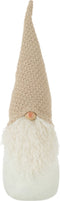 J-Line figuur Kerstman - polyresin - beige - small