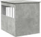 vidaXL - Hondenbench - 64,5x80x71 - cm - bewerkt - hout - betongrijs