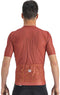 Sportful Fietsshirt Korte Mouwen Rood Paars Heren - Checkmate Jersey Chili Red Mauve-XL