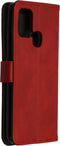 iMoshion Hoesje Geschikt voor Samsung Galaxy A21s Hoesje Met Pasjeshouder - iMoshion Luxe Bookcase - Rood