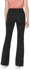 ONLY ONLFEVER STRETCH FLAIRED PANTS - Dames Broek - Elastische tailleband - Zwart - Maat S