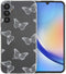 imoshion Hoesje Geschikt voor Samsung Galaxy A34 (5G) Hoesje Siliconen - imoshion Design hoesje - Meerkleurig / Butterfly