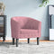 vidaXL Kuipstoel - Fluweel - Comfortabel - Roze