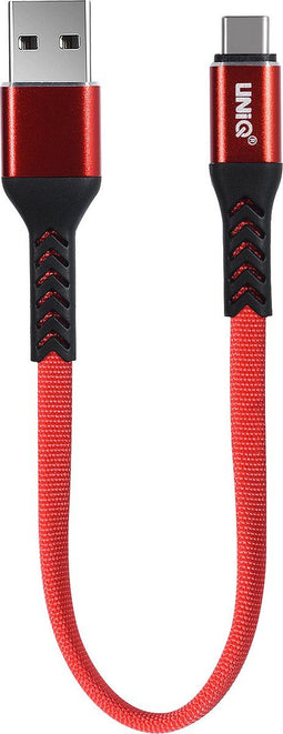 UNIQ Accessory USB Type-C Kabel - Snellader dataoverdracht 20cm - Rood
