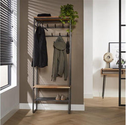 Garderobemeubel roede edge acacia - naturel