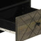 vidaXL - Salontafel - 80x54x40 - cm - massief - mangohout - zwart