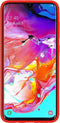 Accezz Samsung Galaxy A70 - Liquid Silicone Backcover - Schokabsorberend - Rood