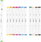 CC Alcoholmarkers Set 12 stuks