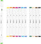CC Alcoholmarkers Set 12 stuks