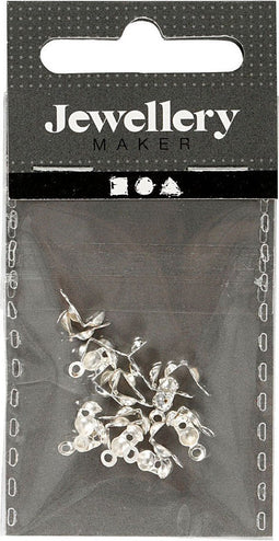 CC Kalotjes 3 mm Zilver 20 stuks