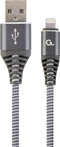 CC-USB2B-AMLM-1M-WB2 - 1 m - Lightning - USB A - Male - Male - Grey - White