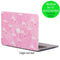 Lunso Geschikt voor MacBook Air 13 inch (2018-2019) cover hoes - case - Flamingo Pink