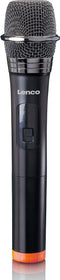 Lenco MCW-011 - Draadloze Microfoon - 6,3 mm ontvanger - Zwart