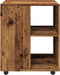 vidaXL - Rolkast - 60x53x72 - cm - bewerkt - hout - oud - houtkleurig
