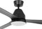 Plafondventilator Whitehaven Zwart incl. LED Ø 142cm