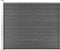 vidaXL - Schuttingpaneel - 175x146 - cm - HKC - zwart