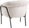 KROSSEN - Fauteuil - Lichtbeige - Polyester
