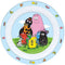 Serviesset - FUN HOUSE - BARBAPAPA - Glas, bord Ø22 cm en Ø16 cm, bestek, waterfles en snackbox