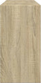 vidaXL - Wastafelkast - 90x29x55 - cm - bewerkt - hout - sonoma - eikenkleurig